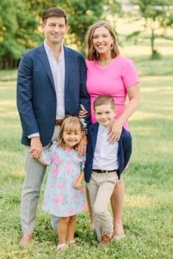 Dr. Meghan Riddle and family
