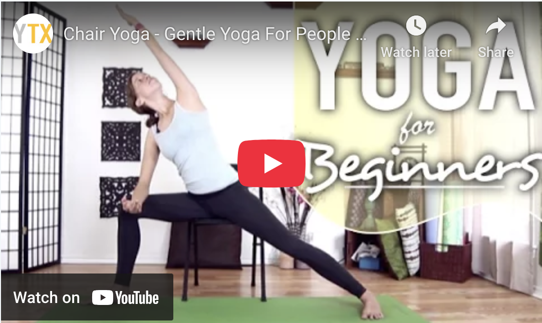 Chair Yoga - Gentle Yoga For People With Disabilities