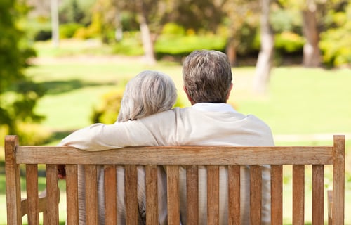 Lovers on the bench-3