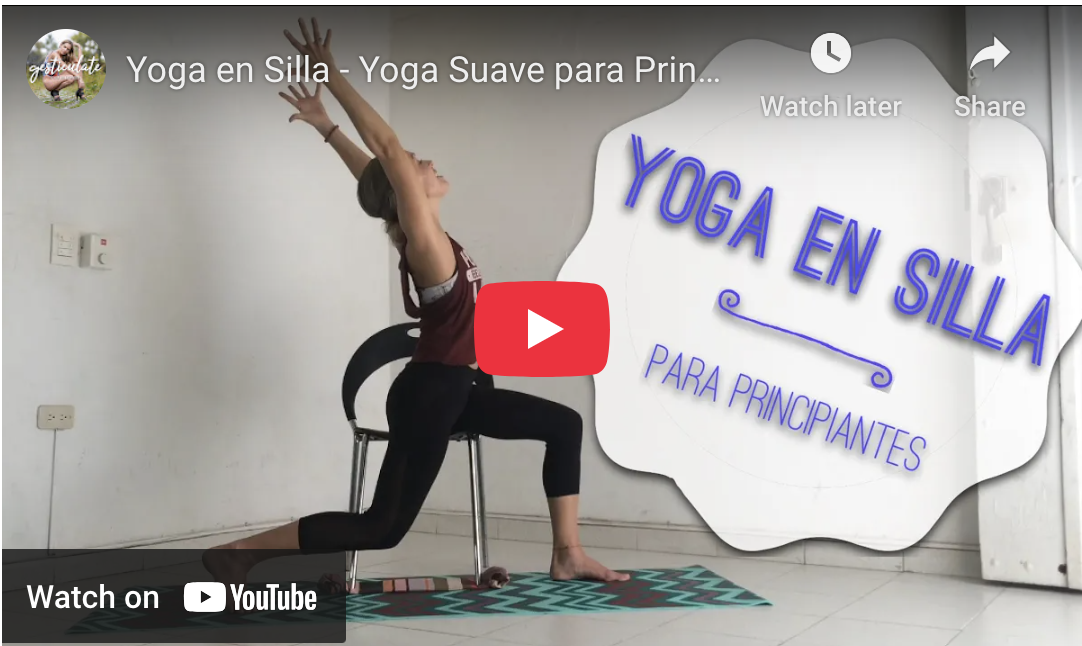 Yoga en Silla - Yoga Suave para Principiantes y Personas con Dolor Crónico